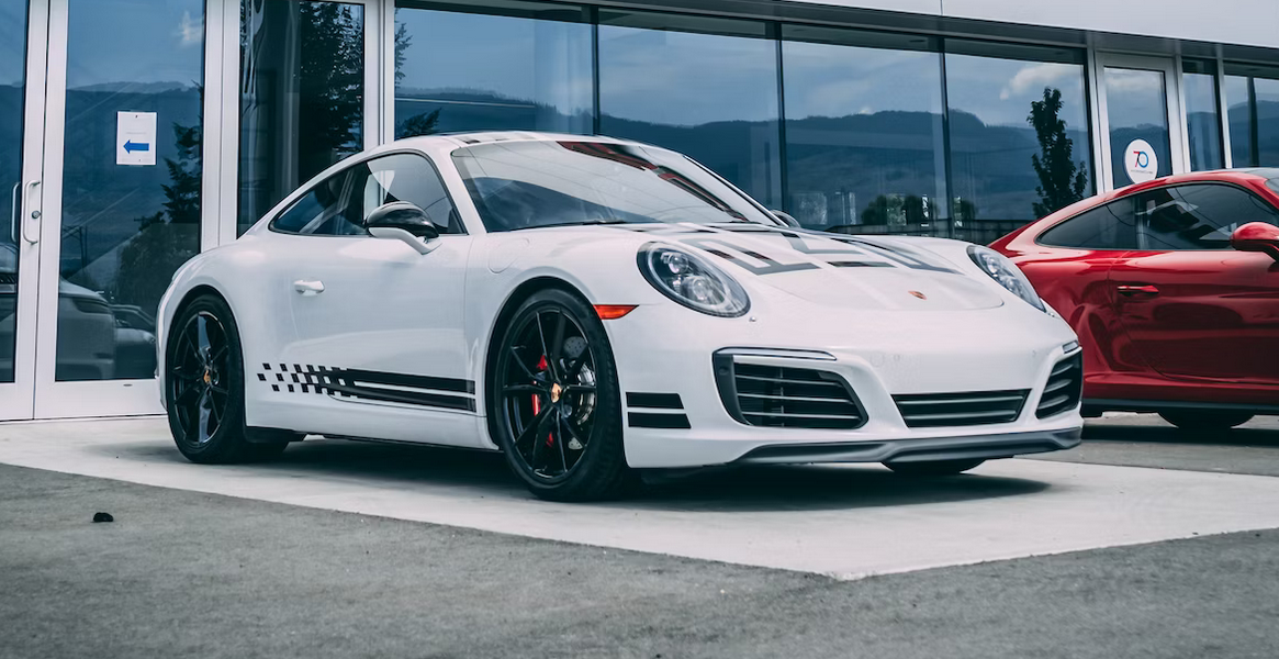 white car
